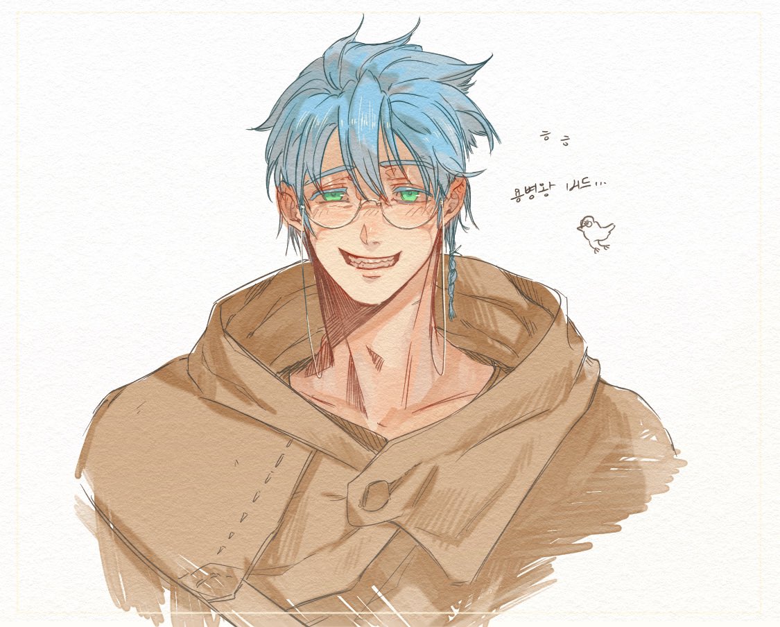 _bloom99's tweet image. 백망되 용병왕 버드 그려보기😚