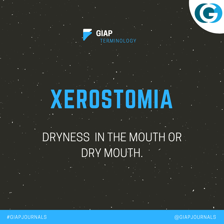 maayaaglobal's tweet photo. #GIAPTerminology: Learn Terminology with GIAP.".
--
#GIAP #TermOfTheDay #Terminology #DidYouKnow #AmazingLearning #ScientificWords #LearnWithGIAP #Scopus #Publication #Journals #StudentJournal #BulletJournal #Knowledge #KnowYourBody #medicalterms #JournalsKnowledge #Xerostomia … https://t.co/7lRohH0xow