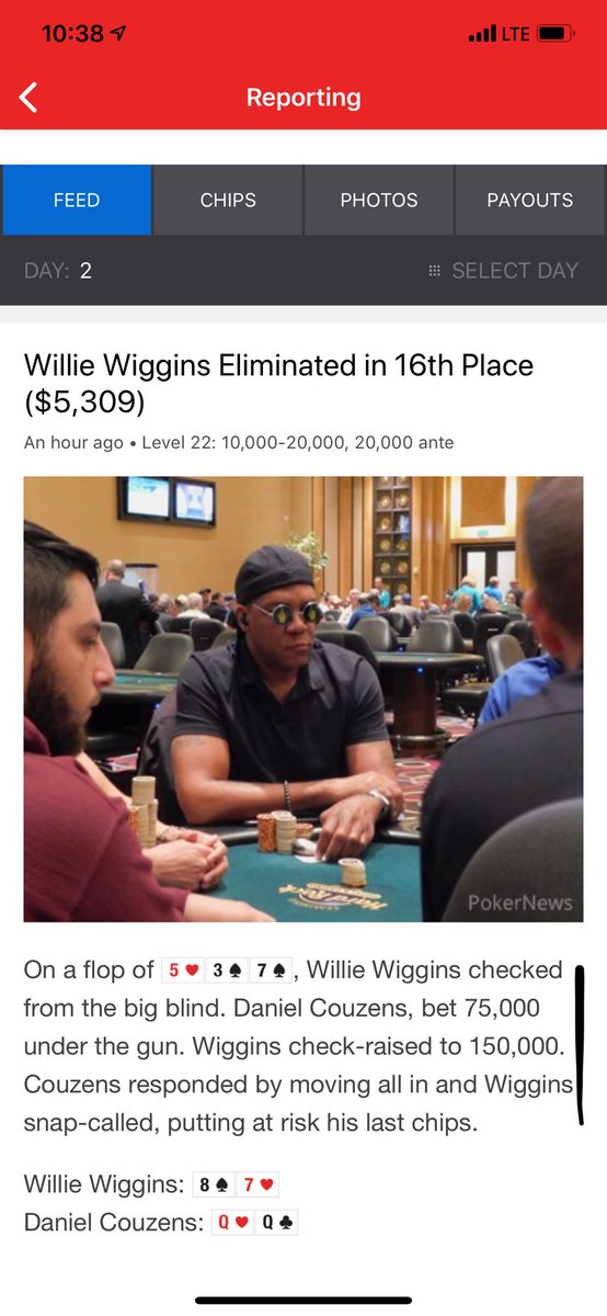 Couldn’t put him on anything because he was making junky moves all day. But happy with my results and the experience