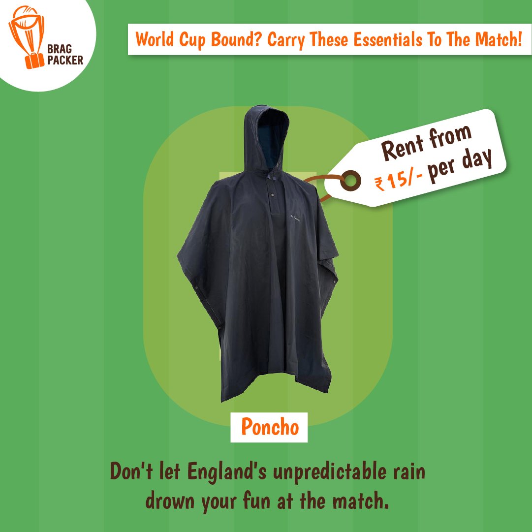 bragpacker's tweet photo. Heading to the 12th edition of the #icccricketworldcup? We've shortlisted 7 products you should carry for the best experience! (Part 2)

#cricket19 #CricketKaCrown #ICCWorldCup #ICCWC2019 https://t.co/cJLtnzFWlh