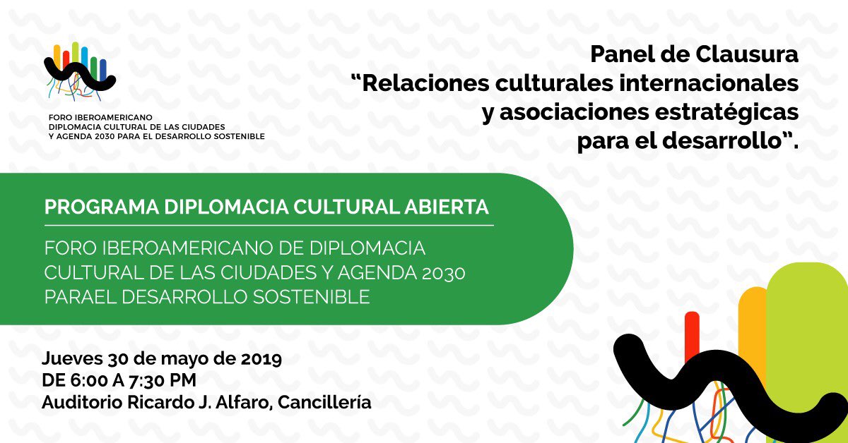Participa del programa público del Foro de Diplomacia Cultural.⚡️Mira más info en nuestros eventos de Facebook bit.ly/FbPanama500. 🙌 #PANAMA500 #HaciaLos500 #DerechosCulturales #CulturaESdesarrollo #CulturaParaElDesarrollo #Panama #Panamá #PTY #DiplomaciaCultural #Cultura