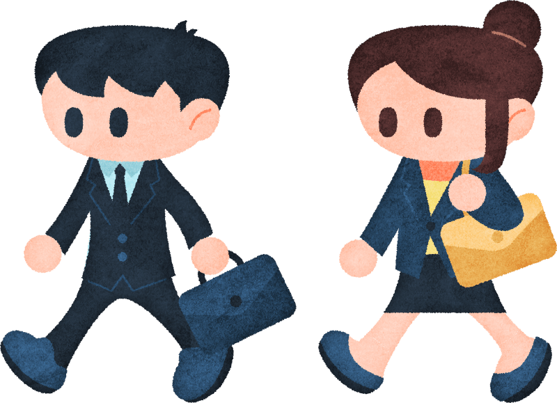 スタンプ販売中 イラスト素材 Penta Auf Twitter 出勤する人のイラストを追加しました Penta フリー素材 イラスト T Co Ordpkmllcp