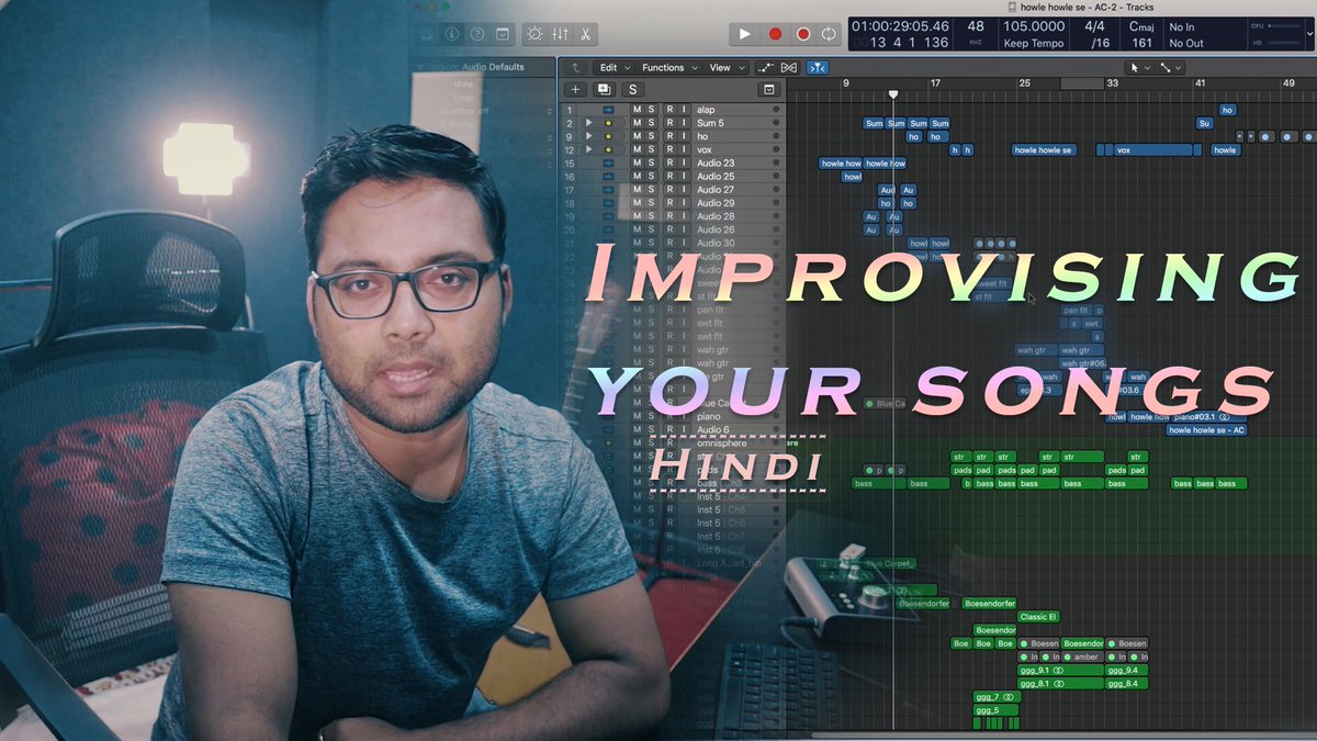 youtu.be/vtqBFAPUf1o
○
New video on improvising your song ideas | channel link in bio |
○
.
.
.
#musicmotivation #musicproducer #musicproductionlife #youtube #producelikeapro #studiohacks #logicprox #musicianlife #recordingstudio #learnmusicproduction #recordingrevolution