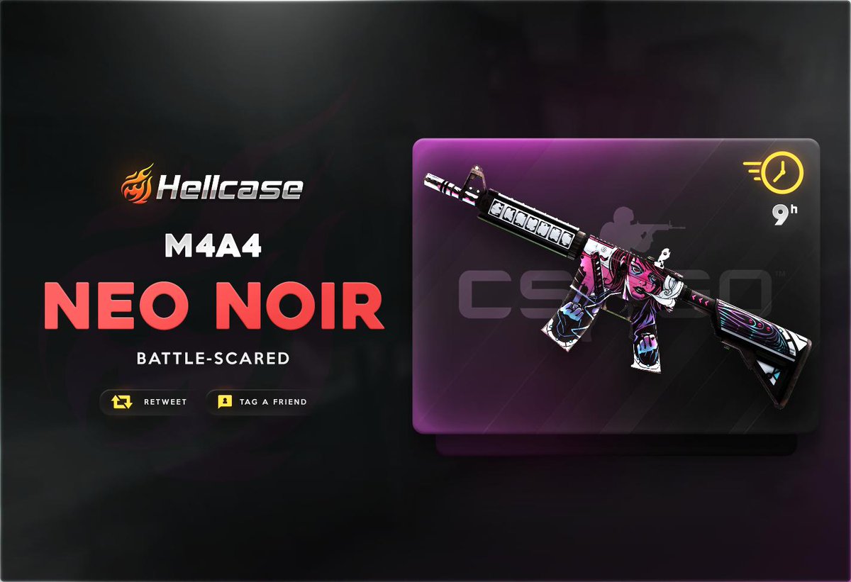 hellcasecom's tweet image. 🔥Fast Giveaway:
🤝Tag The Best Friend &amp;amp; Like
🚀Follow us
⏰Wait for 9 Hours!
🏆The last winner was @zenooox  

#csgo #counterstrike #counterstrikeglobaloffensive #globaloffensive #csgoskin #counterstrikego #csgoturkiye #csgolounge #counterstrikeglobaloffense #csgogiveaway