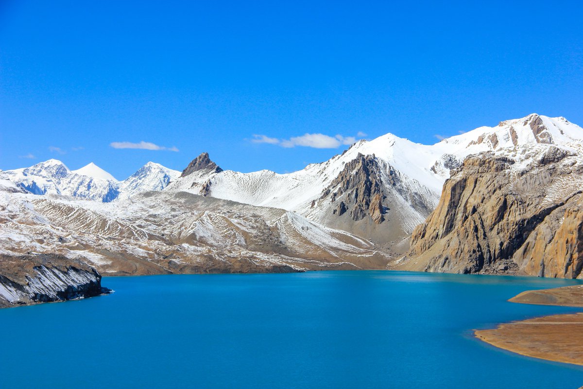 nepaltourismb's tweet photo. Tilicho Lake at the height of 4,912 Meter high from the sea level is known as one of the highest lake in the world.  

Picture Credit: Govinda

#visitnepal2020 #nepalnow #lifetimeexperience #onceisnotenough https://t.co/C5AWzgvp2T