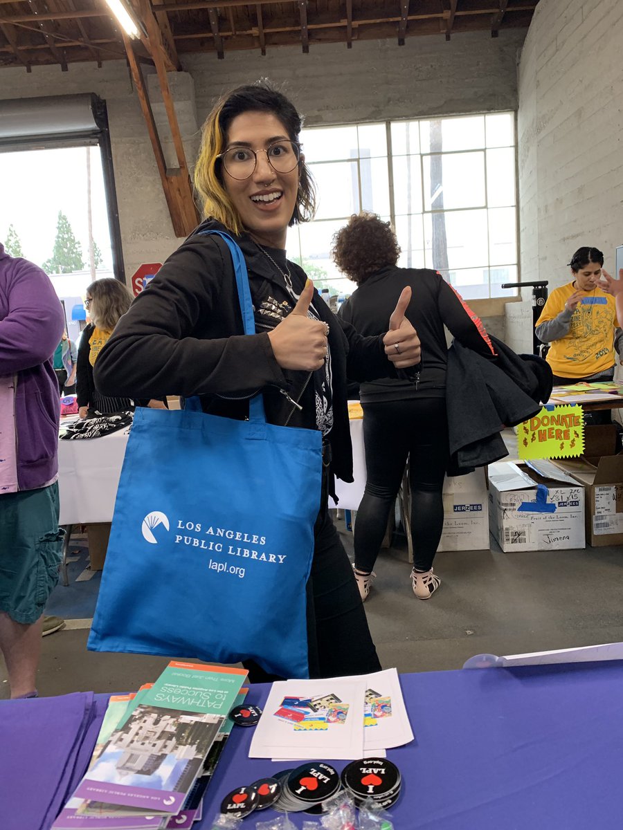DJZibaZ's tweet image. #Zinefest today,  thank you! #LAPLZineLibrary #LAPLZines