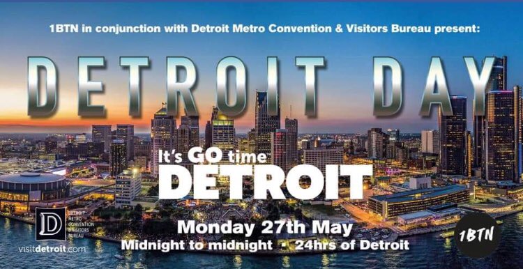 This is happening now! 24 hours of nothing but Detroit based music love. #pushthebtn and tune in to <a href="/1BTNradio/">1BTN</a> #visitDetroit #CelletMarketing