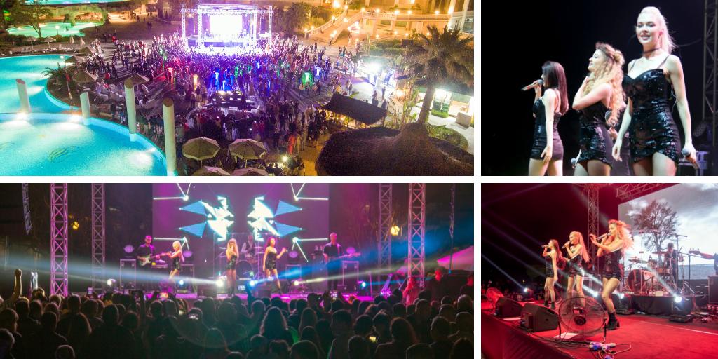 SunriseHotelSpa's tweet photo. This month, started with an exclusive concert from group Via Gra on 5th, May. It was a magnificent event and a great opening for season. #konser #concert #canlı #live #nuvirgos #ВИАГра #worldofsunrise #embracefun #instamood #travel #summer #yaz #antalya https://t.co/EiscyEiAUI