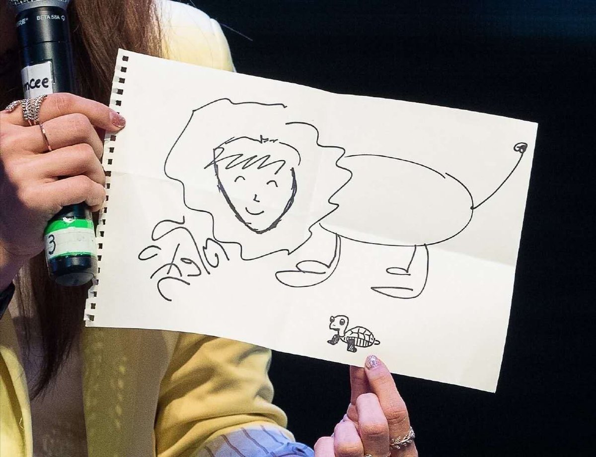 LOWE_STP's tweet photo. พี่สิงโตในจินตนาการน้องคริส เอ็นดูศิลปะการวาดรูปของน้อง ปอสองมาก🤣😆 https://t.co/9j6WABOGkL