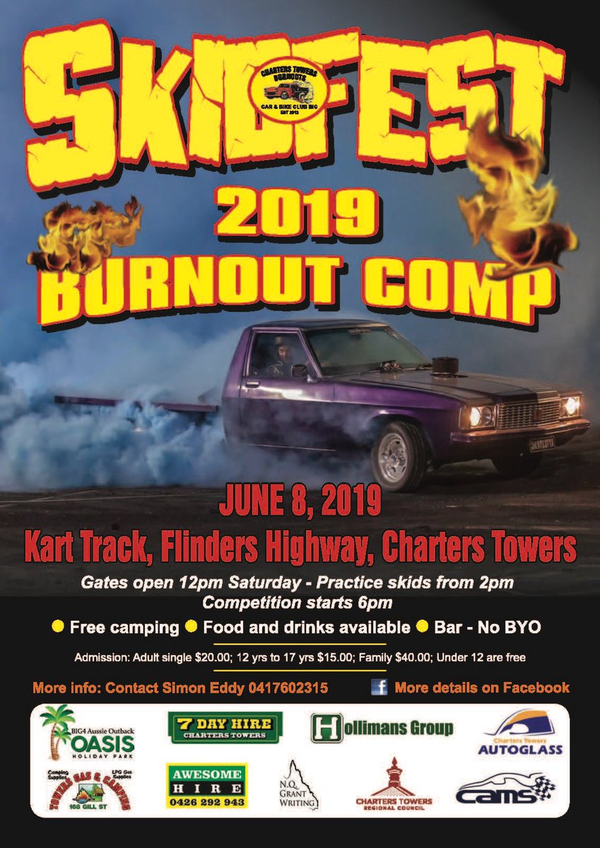 WildeDrive's tweet photo. Drag racing this weekend and then off to Charters Towers next weekend for SkidFest burnouts. If you are heading that way shoot me a message. #burnouts #charterstowers #commentator #onthemic #roadtrip https://t.co/XkUd37hqWA