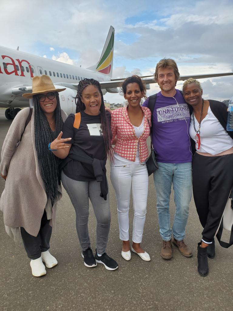 hadnetkeleta's tweet photo. After a VERY successful trip to #Eritrea,@TiffanyHaddish &amp; team @SheReady departed #Asmara happy, amazed, relaxed, safe, loved, proud, and imotional. Thank you team for celebrating independence day with us.
The Eritrea you have loved will shine 4 ever
#EritreaShinesAt28 https://t.co/4WB1bI3RbS