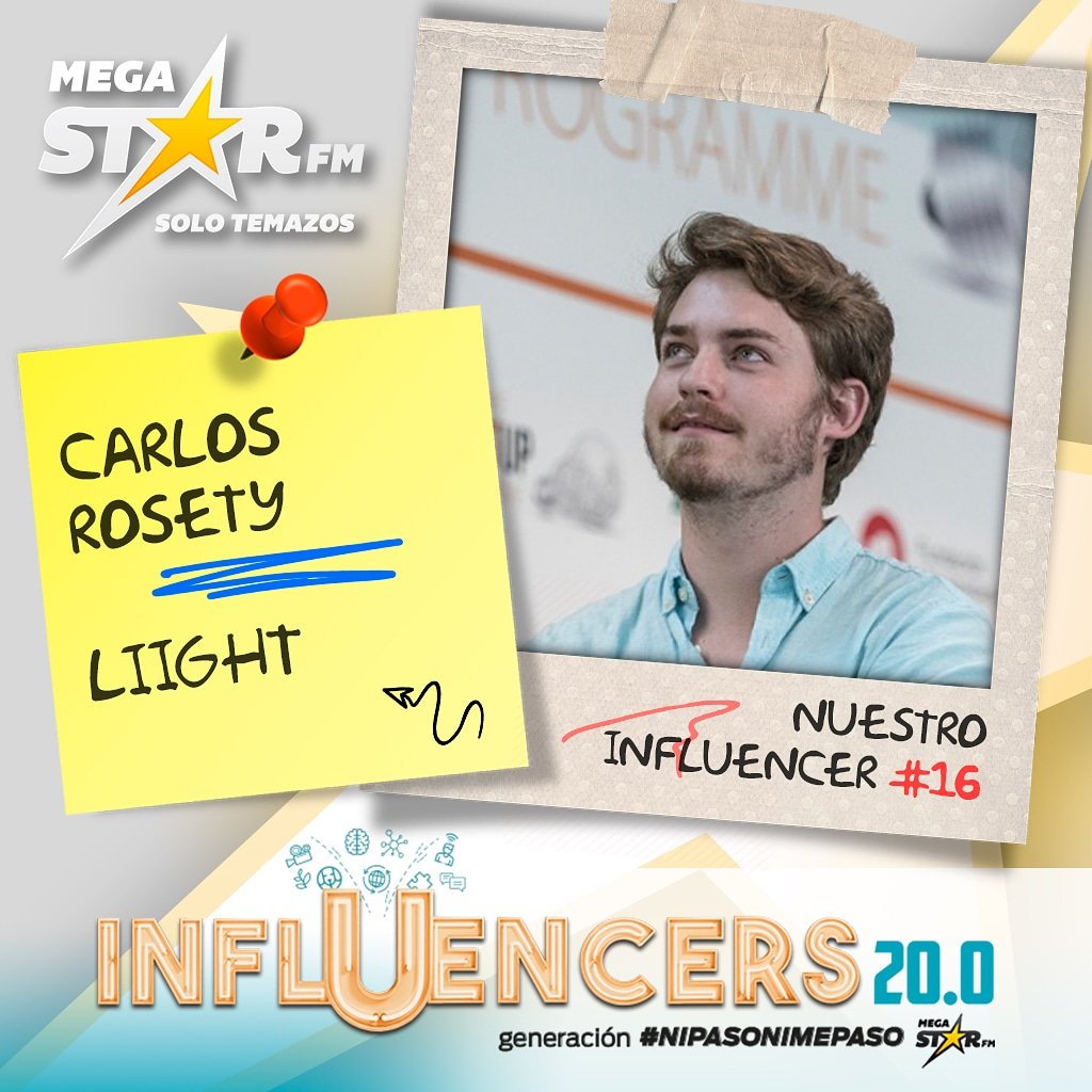 MegaStarFM's tweet photo. Hoy Carlos Rosety (@CarlosRosety)  es nuestro Influencer 20.0 N° 16. 🙌 Ser sostenible nunca moló tanto. Es lo que pretende Carlos con una aplicación que incentiva a las personas a ser más sostenibles. ❤ Si quieres conocer más entra en ⚠️https://t.co/jwjOb1TUas⚠️ #NiPasoNiMePaso https://t.co/VK41iXc00P