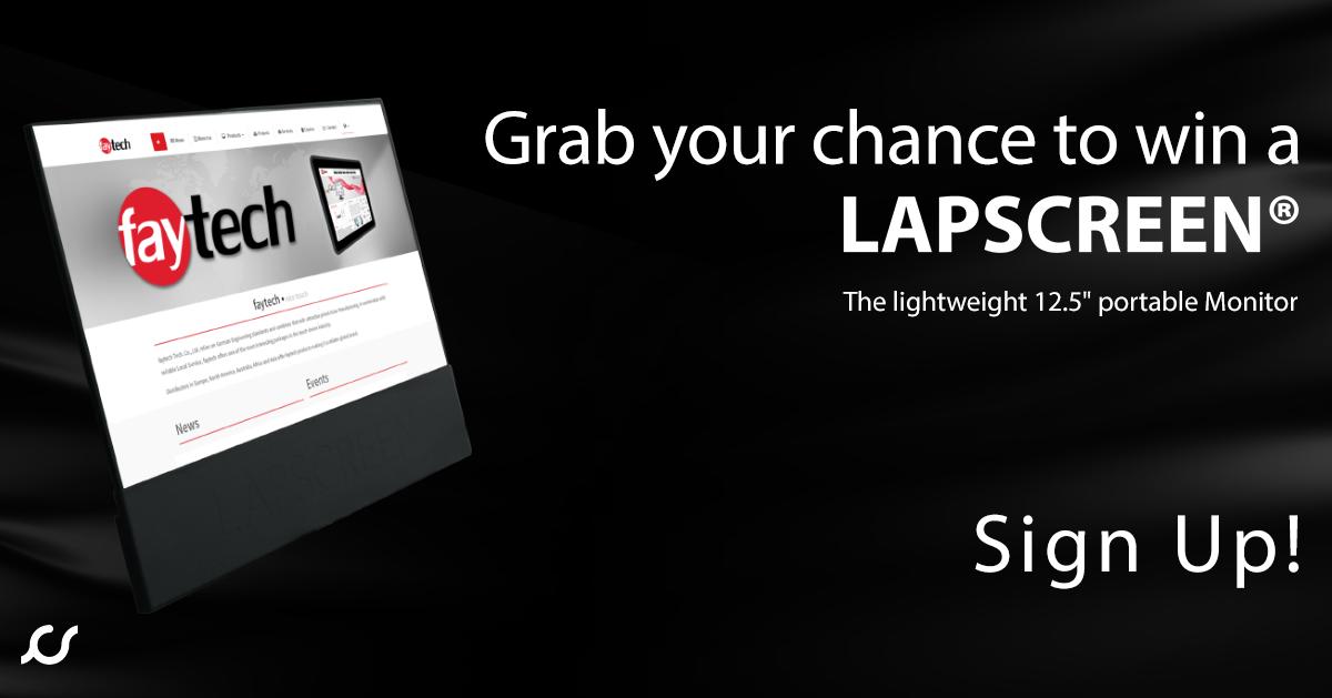 faytechShenzhen's tweet photo. The #LAPSCREEN, known as the lightweight #portable 12.5" #monitor! By registering to our list and leaving a user-case #idea, you have a #chance to win this great product!
https://t.co/jDpLvaUAgl
#Win #Competition #GIveaway https://t.co/fvWOPt6xXg