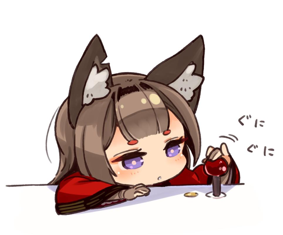 「スティックの扱いがうまくなった天城(ロード画面のスティックに今日気が付きました)」|モタのイラスト