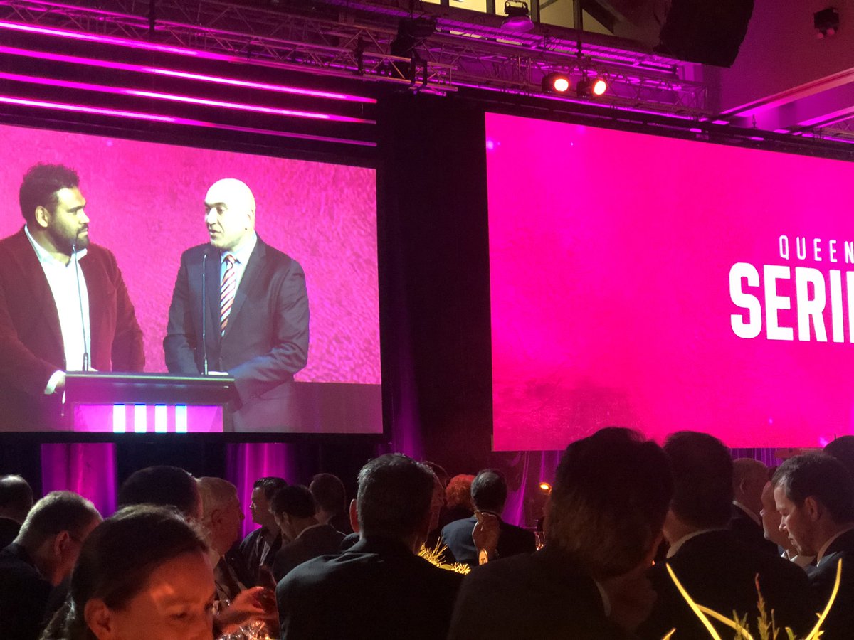 Kicking off #QLDER Go the mighty maroons! #originlaunch #RugbyLeague 🏉🥂💪🏻