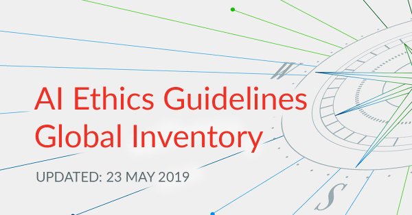 RRITools's tweet photo. New in the #RRI Toolkit

#AIEthics Guidelines #GlobalInventory https://t.co/7uyqHKX5PT by @algorithmwatch

📍The overview is a 1st attempt to map the landscape of #AIEthics pinciples, frameworks &amp; guidelines

👉You are invited to submit further examples

#responsibletech #AI https://t.co/3FUq4GV0Nw