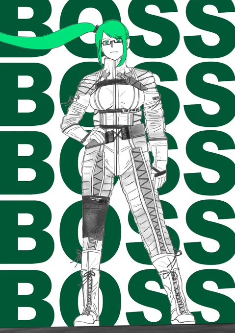 The Boss?
すずさん活動1周年おめでとうございます。
#神楽すず #すずあーと 