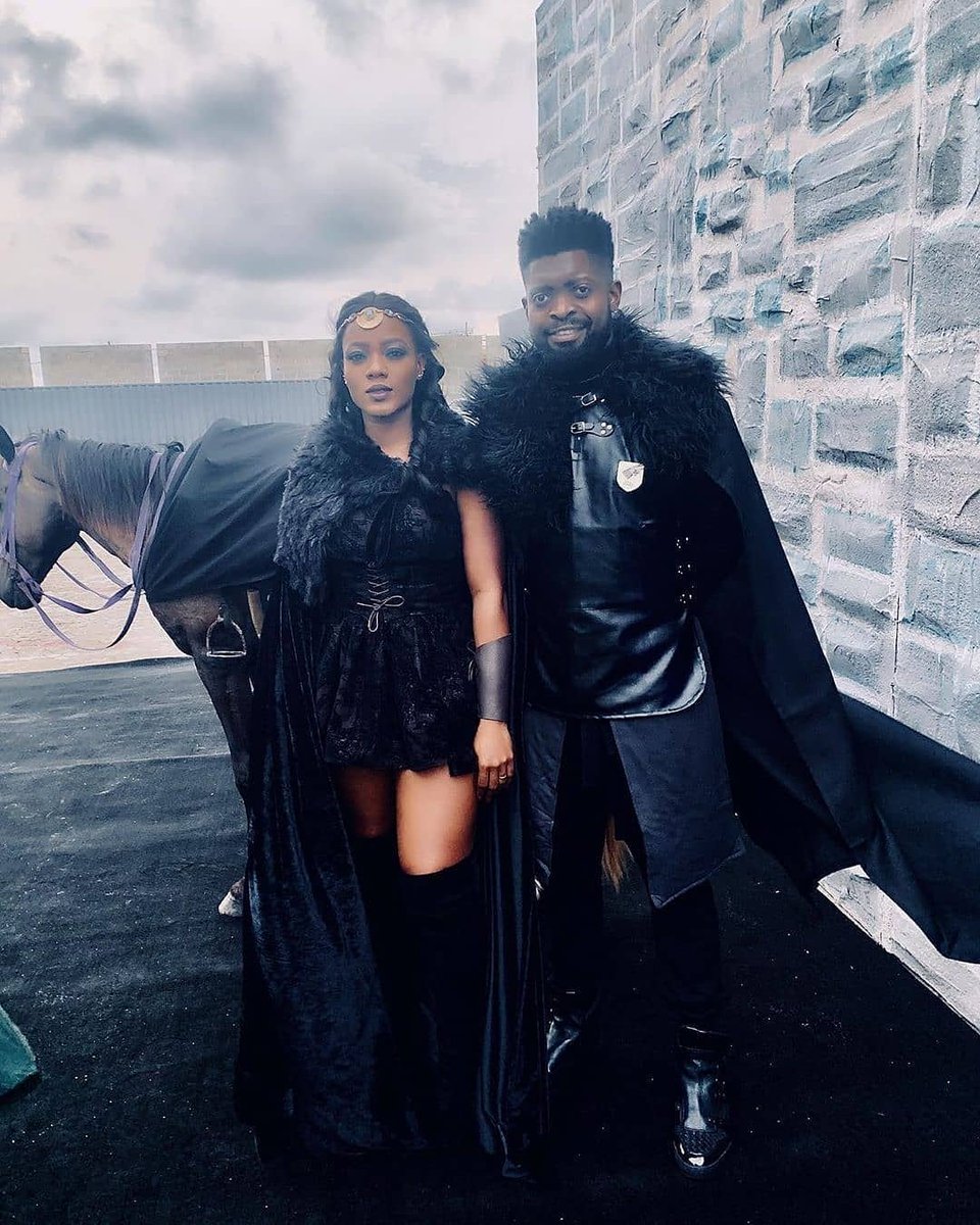 blueprintafric's tweet photo. #Basketmouth and his wife #ElsieOkpocha at #IkOsakioduwa's #GameOfThrones themed 40th birthday party. @basket_mouth
@ik_osakioduwa
#IkAt40 #GOT40 #blueprintafric #entertainment https://t.co/nGvIEZW5cT
