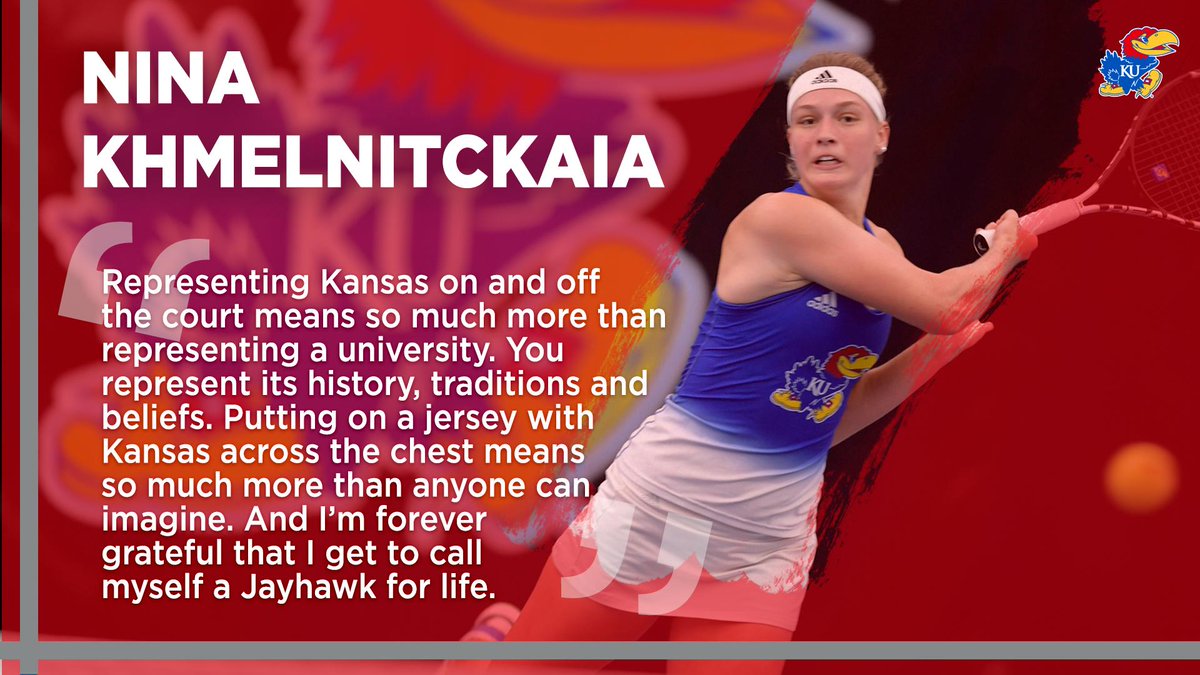 KUAthletics's tweet photo. It's about being part of something bigger than yourself.

#SeniorSalutation // @NKhmelnitckaia https://t.co/A2tMrIFPQd