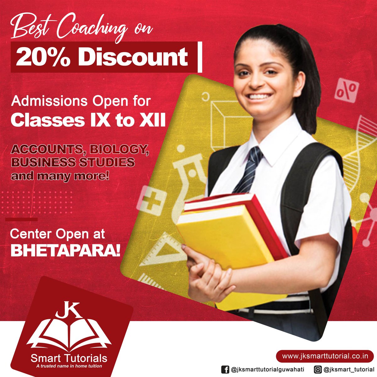 jk_tutorial's tweet photo. Question of the Day:

Electrons are located outside the nucleus.

A. True
B. False

Answer &amp; Get a chance to avail Discount on Coaching Classes!!

~ JK Smart Coaching

#tutor #tutoring #education #maths #english #math #school #teacher #learning #dsefighter #chemistry #students https://t.co/sPLxLPbtbk