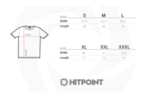 jersey size chart