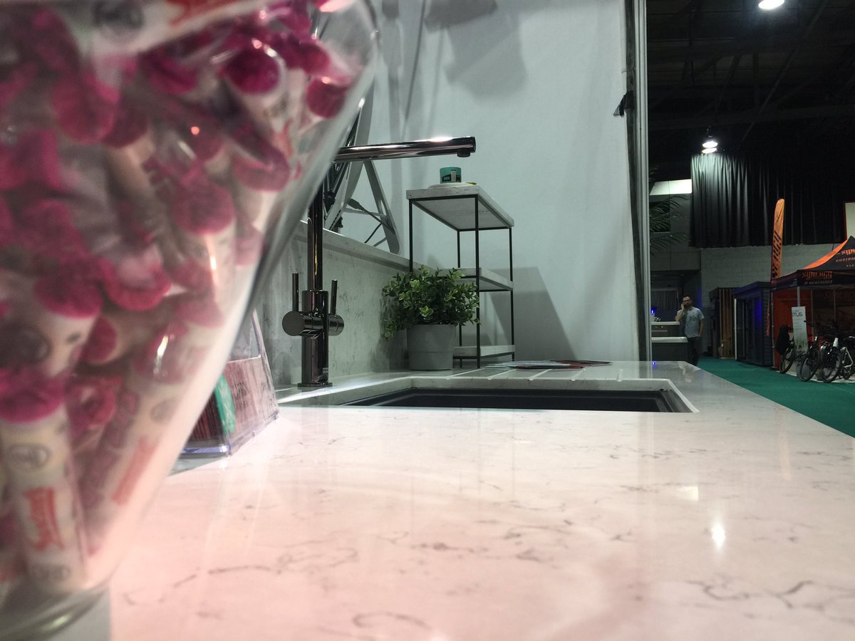 BeautyofMarble's tweet photo. Last day at the @ideal_home_show  today! Make sure you come along and visit @BeautyofMarble at stand H222! Our worktops are not to be missed. Granite and Quartz worktops may be more affordable than you think! #idealhomescotland #newhome #graniteworktops #monday #daysout #quartz https://t.co/yUO30ScNNg