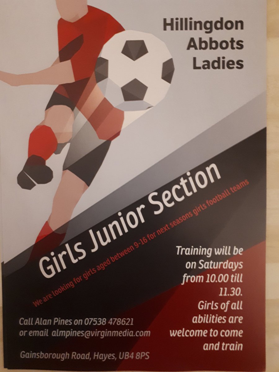Hillingdon Abbots Girls & Ladies Fc tweet media