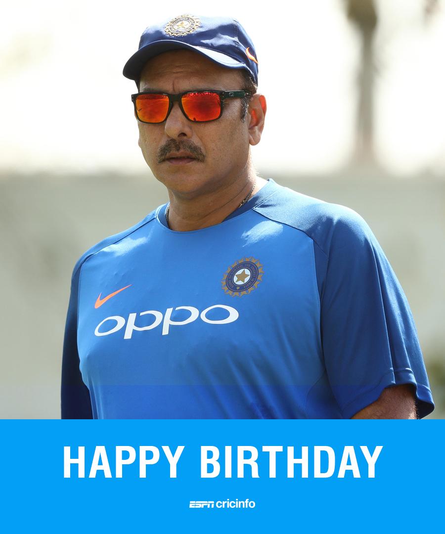  Happy birthday Ravi Shastri!
Can you wish him in typical style?
