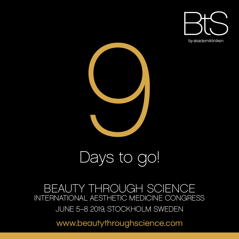 The countdown continues, today the Beauty through Science Congress is only 9 days away!

Are you as excited as we are? ⭐️🌟✨⭐️🌟✨

#beautythroughscience #btsstockholm #plasticsurgery #aestheticmedicine #dermatology