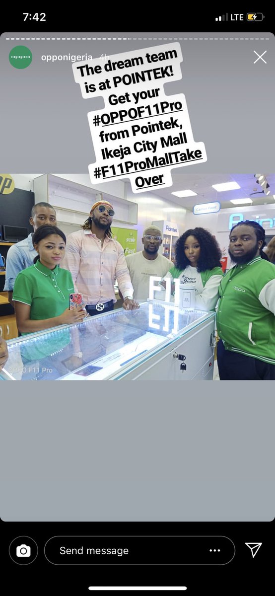 VivaSimby's tweet photo. OPPO #F11pro taking over every phone market in Nigeria. You don’t need to be told, you need to experience it. #OPPOF11Pro brilliant portrait in low light😘 @oppomobileng @iamDo2dtun @VivaSimby https://t.co/1xasHoArbk