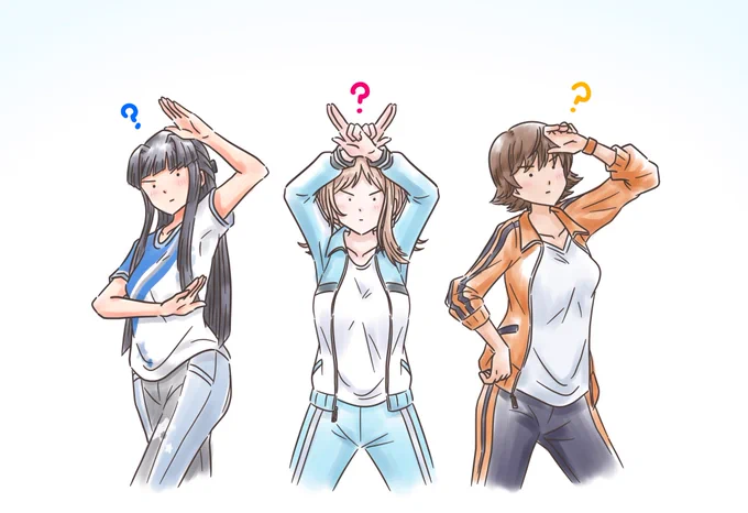 アイマス越境18
ミリ×シャニ×デレ>
各事務所からひとりずつ3名のシャッフルユニットを組んでのレッスン。
初対面なのでとりあえず課題曲を合わせてみたら最初から息ぴったり、しっくりし過ぎて、もはや既視感すら感じるのだけれど、誰もその要因が掴めていない模様。

#最上静香
#櫻木真乃
#本田未央 