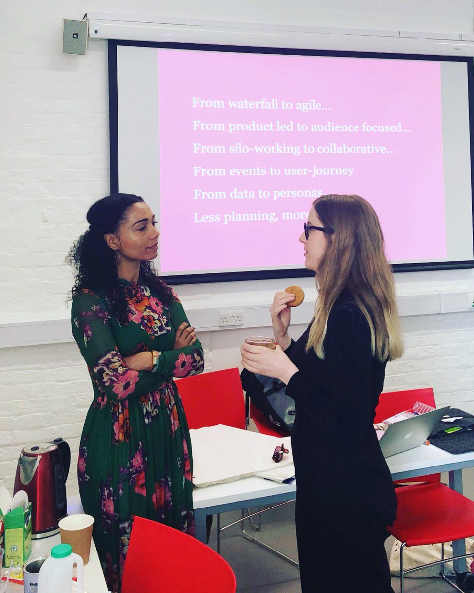 ICCEUoL's tweet photo. #goldstmihs #actionresearch #audiences #change #connect #connectalliance #connectingaudiences #twintrackprogramme #innovativetrainingprogramme #audiencedevelopment #audiencechallenge @audienceagents From waterfall to agile... From data to personas.. Less planning, more... https://t.co/TMp4Mdjc7M