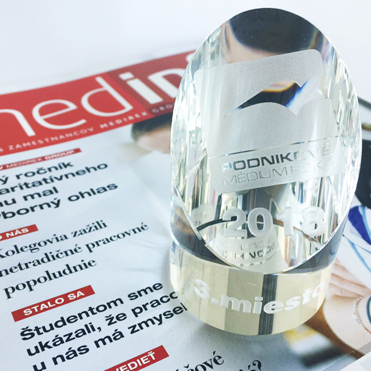 MedirexGroup's tweet photo. Our corporate newspaper medinfo won 3rd place in the “Corporate newspaper of the year” contest. Ceremony held place in Hotel Devin on 23rd May and annualy shows the best corporate newspapers from Slovakia. Thanks to all MEDIREX colleagues who create medinfo! 👏
#medirex https://t.co/Ys3elwQAi8
