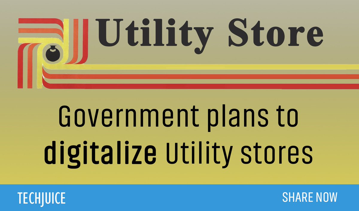 TechJuicePk's tweet photo. Government is planning to bring some major organizational changes in utility stores across the country by digitalizing the USC (Utility Stores Corporation) system.
#TechJuiceNOW #Pakistan #utilitystore #PTI #ImranKhan #Techjuicepk https://t.co/Lx5hszeSx4