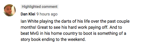 HighRollerRadio's tweet photo. MISS THE ACTION from #Zwolle? Sunday at the Dutch Darts Masters: https://t.co/lRDYdQtgkF #Darts #ET7 #DDM19 #youtube comment! https://t.co/6vBHQTWXly