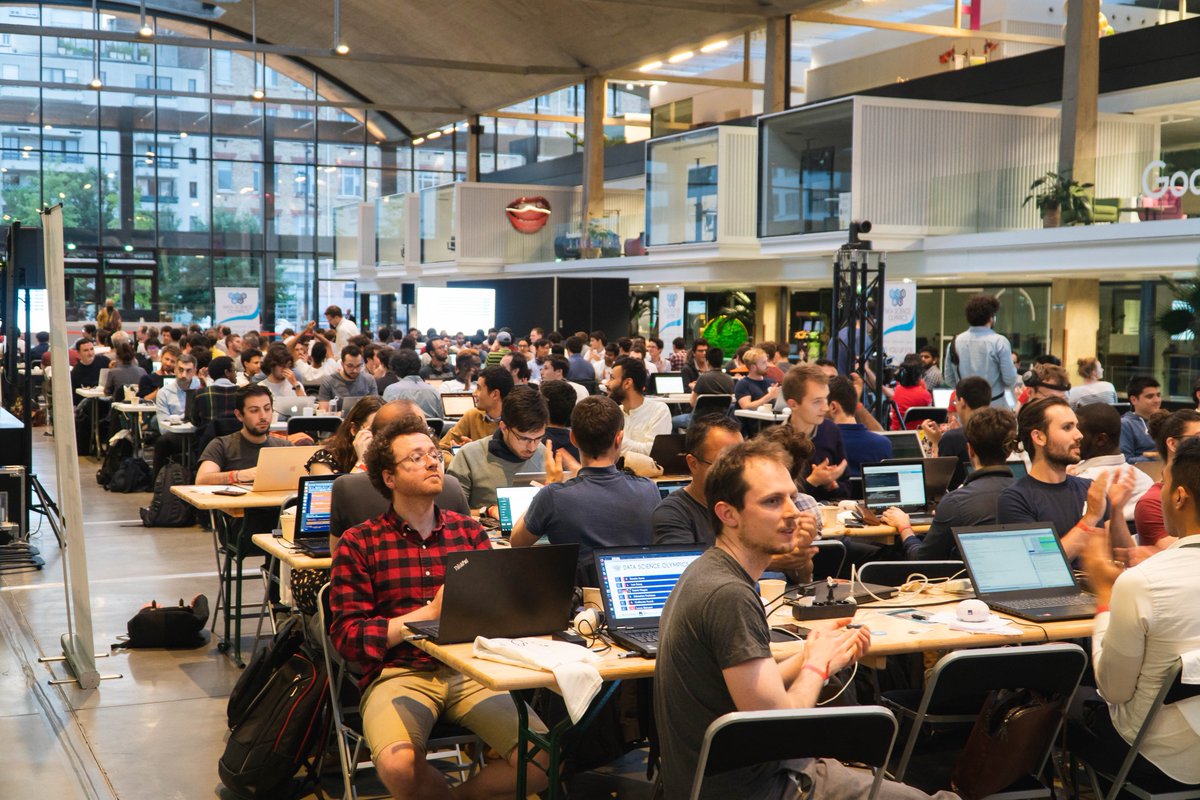 Vendredi se tenait le <a href="/dataolympics/">Data Science Olympics</a> à <a href="/joinstationf/">STATION F</a>
Une compétition de 2h qui a rassemblé plus de 1000 Datascientists
Sponsor de l'événement, nos consultants étaient présents sur place pour accompagner les participants
#consulting #recrutement #management #stage #datascience #DSO