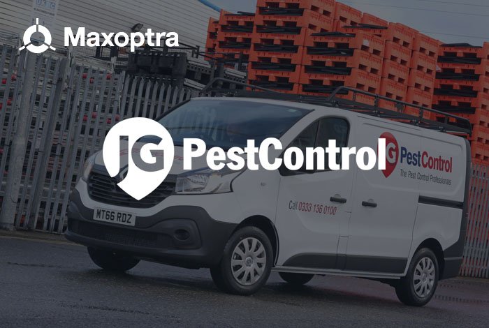 maxoptra's tweet photo. JG Pest Control is using #Maxoptra to improve the efficiency of its field service technicians. The company made better use of its resources, reduced costs and improved visibility of mobile operations. Read the case study: https://t.co/NrwHvLwxAM https://t.co/EAfCMNgluW