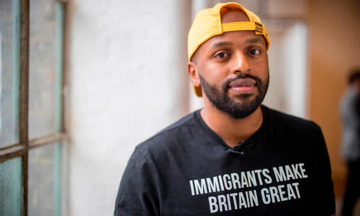 guardian's tweet photo. Magid Magid: “This’ll be more than a fleeting midsummer night’s dream in Brussels. We’re going to turn the tide of history!” https://t.co/wOhpO23Vbv https://t.co/aMy1fFZ8yI