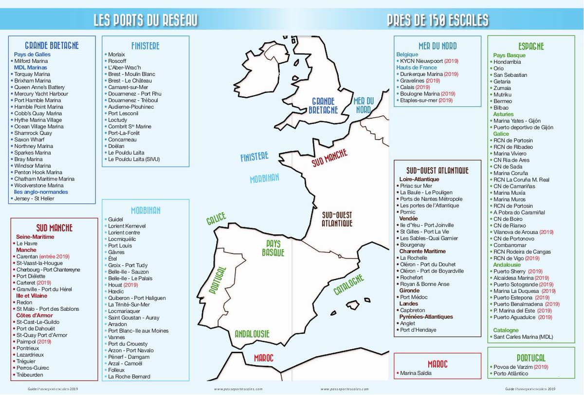 reseauPE's tweet photo. ⛵ Voici la liste complète des ports Passeport Escales 2019 !

Bonnes navigations dans notre réseau ⚓️ https://t.co/7TOVi5HE8C