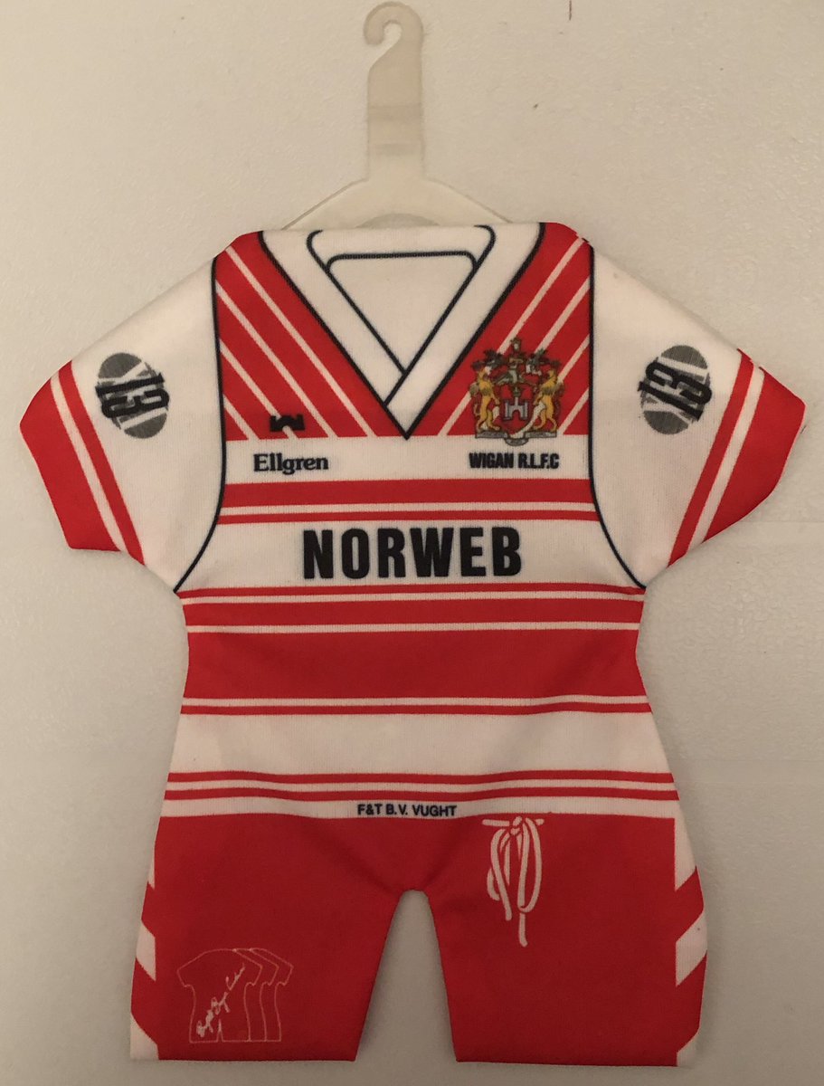 NRDCollectables's tweet image. Wigan RLFC kitman #Norweb #Ellgren @WiganWarriorsRL