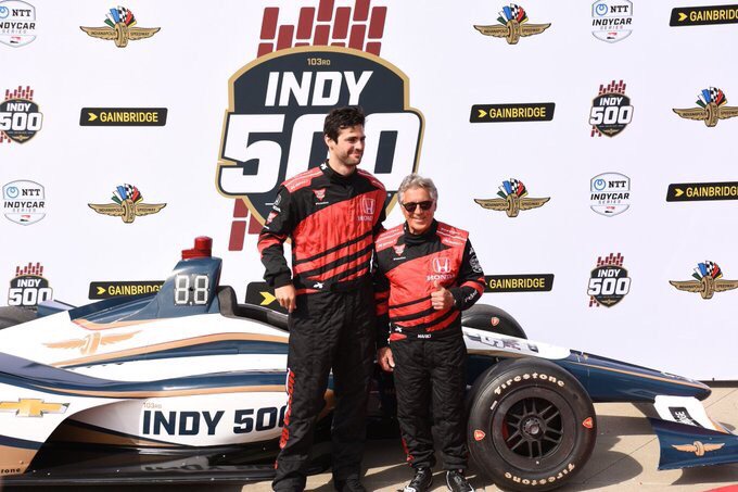 TMI_Uruguay's tweet photo. @MatthewDaddario and @MarioAndretti at the @IMS for the #indy500...

#ShadowFam https://t.co/hVAuFejMF0