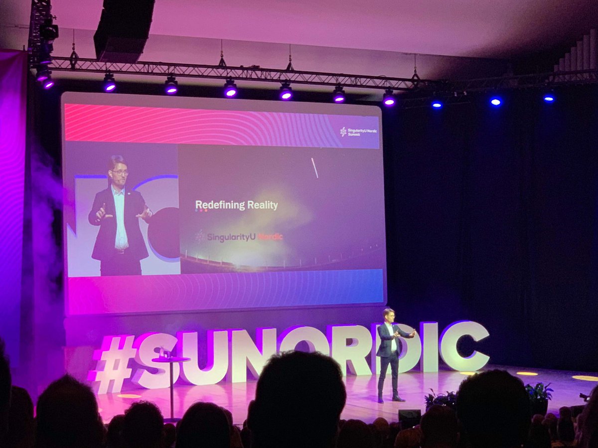 techstil's tweet image. First SingularityU Nordic in Finlandia Hall, and now off to San Francisco for a groundbreaking announcement with #Varjo #AWE2019 stay tuned!