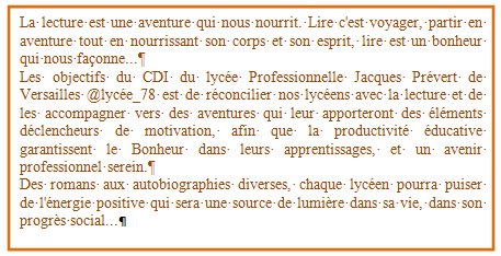 lycee_78's tweet photo. La lecture est une aventure qui nous nourrit. Lire c'est voyager, partir en aventure tout en nourrissant son corps et son esprit, lire est un bonheur qui nous façonne. Les objectifs du lycée  Jacques Prévert de Versailles @lycée_78 est de réconcilier nos lycéens avec la lecture.. https://t.co/FF9vyh1Mif