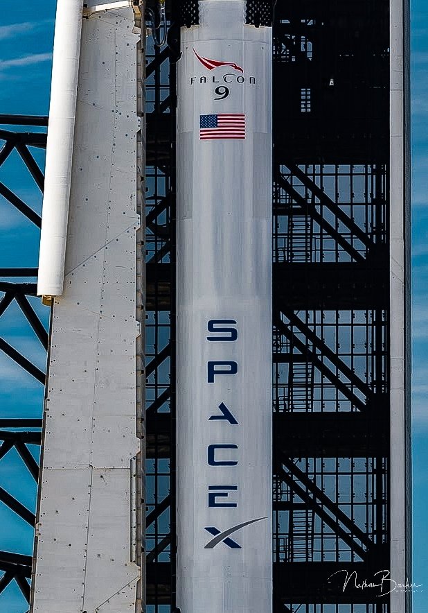 NASA_Nerd's tweet photo. The #SpaceX Falcon 9 Block 5 Booster 1051 that previously supported Crew Dragon Demo-1 is set to launch on its second flight, this time for @csa_asc with #RADARSAT. Launch from Vandenberg is targetted for mid June. https://t.co/GqL1o3qtzv