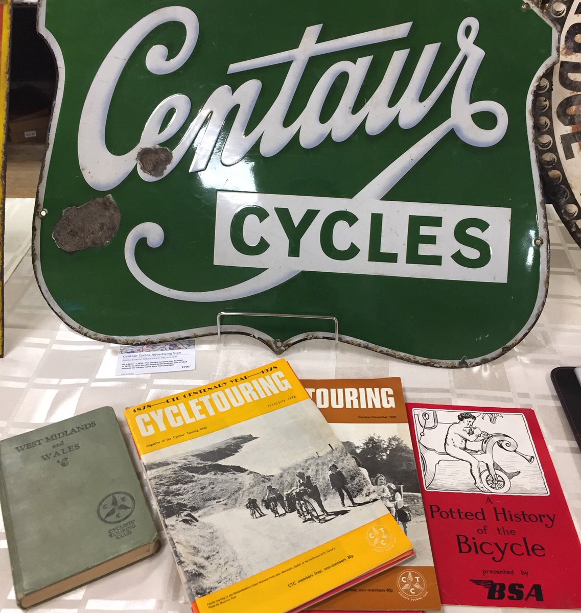 We’re at Nantwich Civic Hall Antique and Collectors Fair today. Civic Hall, CW5 5DG. Hope to see you there - mccormackbeal.co.uk - #nantwich #cheshire #antiques #vintage #cycling