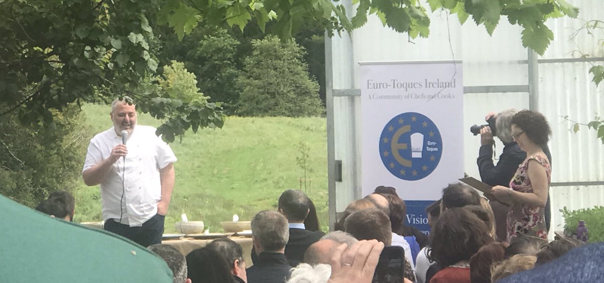 MagnersFarm's tweet photo. So excited to be here at Virginia Lodge listening to Richard Corrigan #etawards @EurotoquesIrl https://t.co/rmAwj54XVc