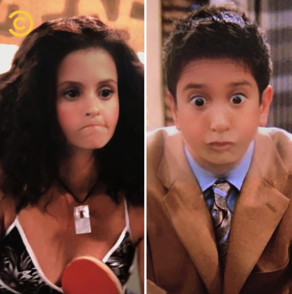 boohoo's tweet photo. Baby Monica and Ross is EVERYTHING 🤣 @ComedyCentralUK #babyfacefilter https://t.co/U28s9zc4JH