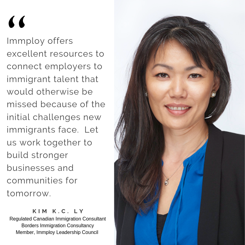 WILLimmploy's tweet photo. Thank you, Kim K.C. Ly for your invaluable contribution to the Immploy Leadership Council. Together, we connect employers to immigrant talent to foster economic prosperity for all in the communities we serve. #leadership #diversity #inclusion https://t.co/PUg5RLiS6N