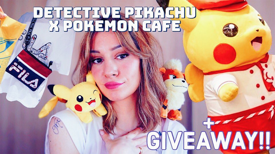 BunnyTokyoJP's tweet photo. ✨ RETWEET FOR A SHOUTOUT ON MY NEXT VIDEO!! ✨ N E W Vlog + Giveaway! #DetectivePikachu collab at #PokemonCafe - check it out! https://t.co/G1mdi8Swk4 https://t.co/Wlsvb1sN89