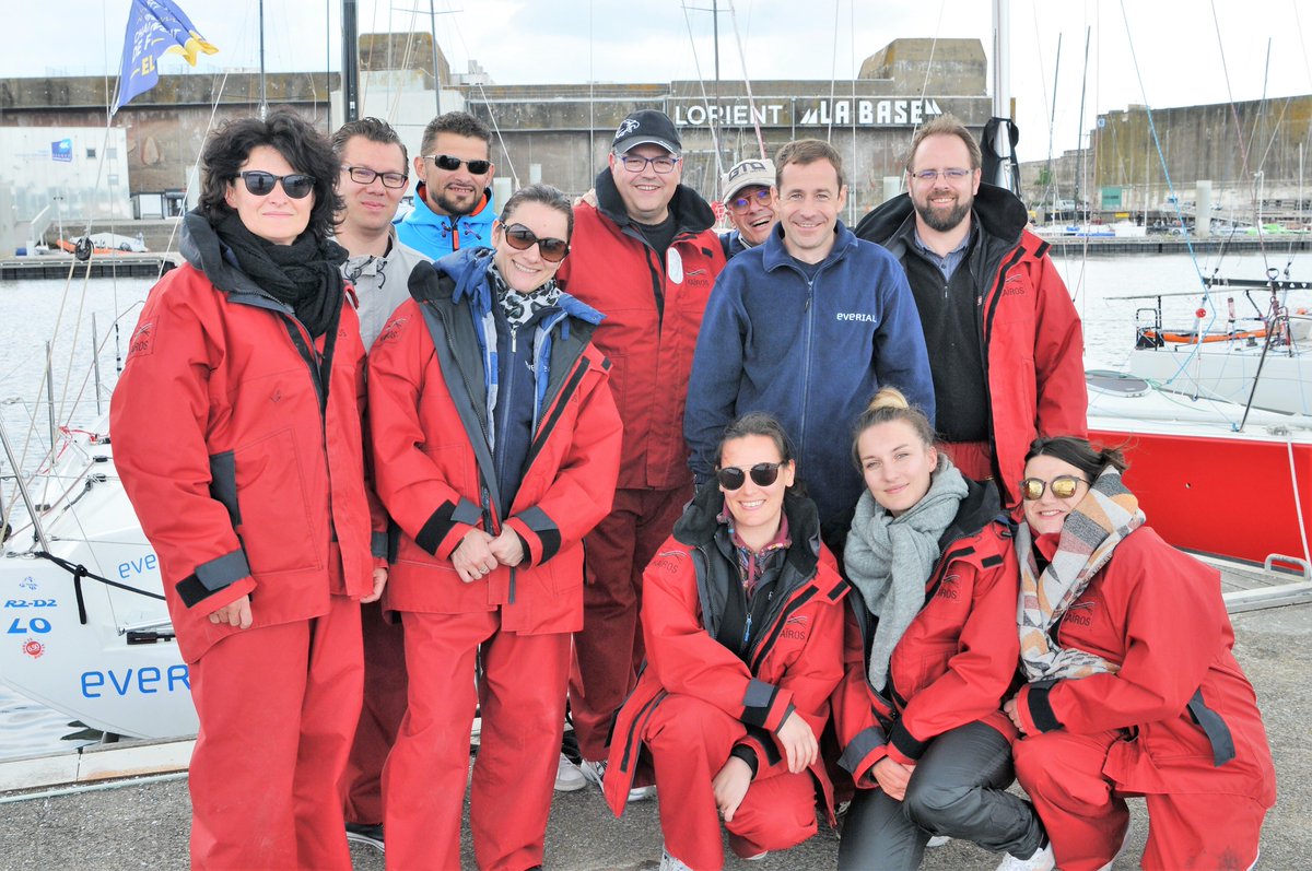 Groupe_EVERIAL's tweet photo. ⛵⛵ [Journées de navigation] Nos collaborateurs en mer à bord du Figaro 3 Everial ! #TeamEverial #GoClarisse 🙌
📍RDV sur les pontons le 2 juin à Nantes pour le départ de la 50e édition de la @LaSolitaire_50e, on va tout donner 💯 https://t.co/kZbja9b7GA